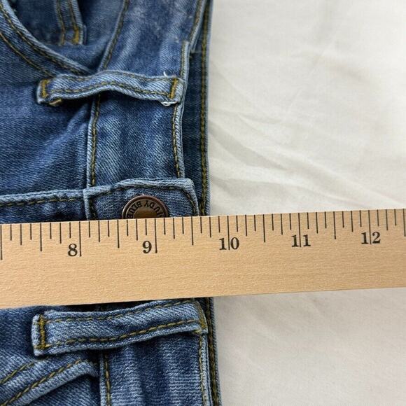 Judy Blue Distressed Skinny Jeans 28 Blue Stretch Mid Rise Casual Trendy - Picture 6 of 7